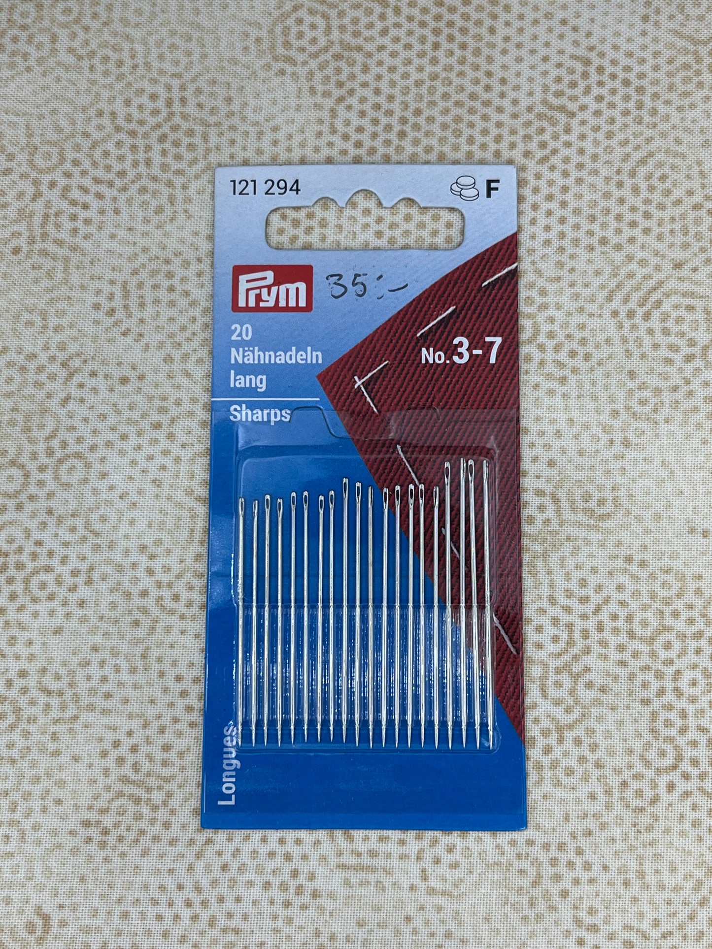 Prym Sharps 20 st Nr 3-7