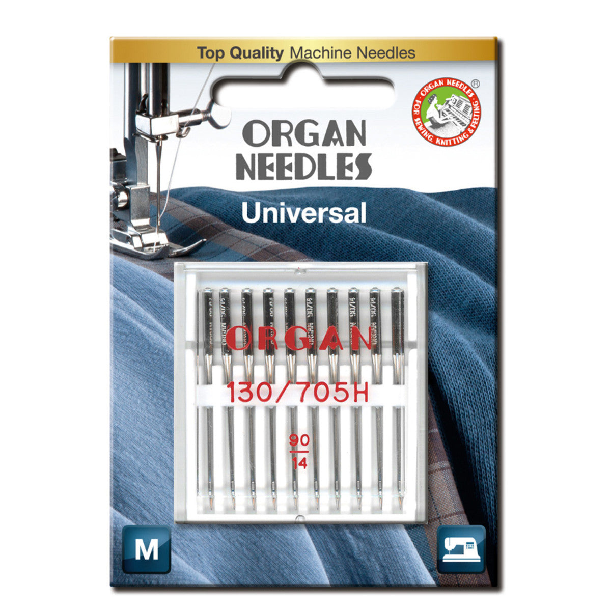 Organ Needles Universal 90 (M)