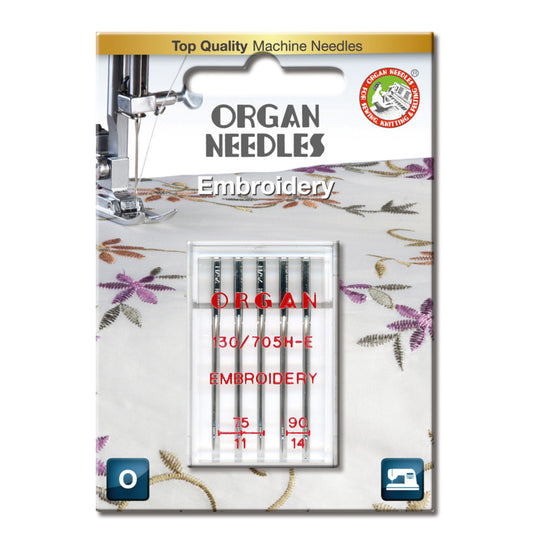Organ Needles Embroidery 75-90 (O)