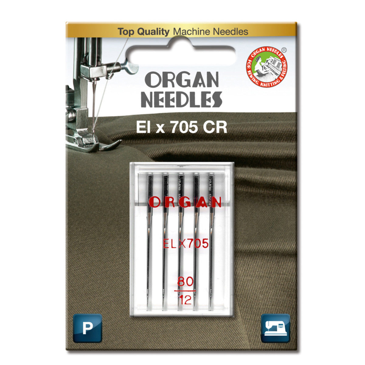 Organ Needles El x 705 CR 80/12 (P)