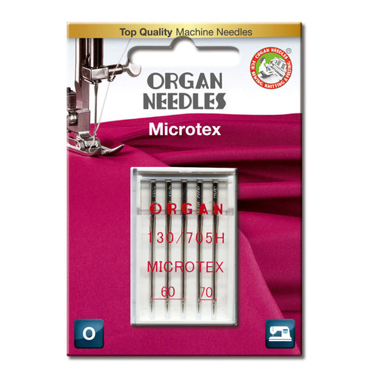 Organ Needles Microtex 60-70 (O)