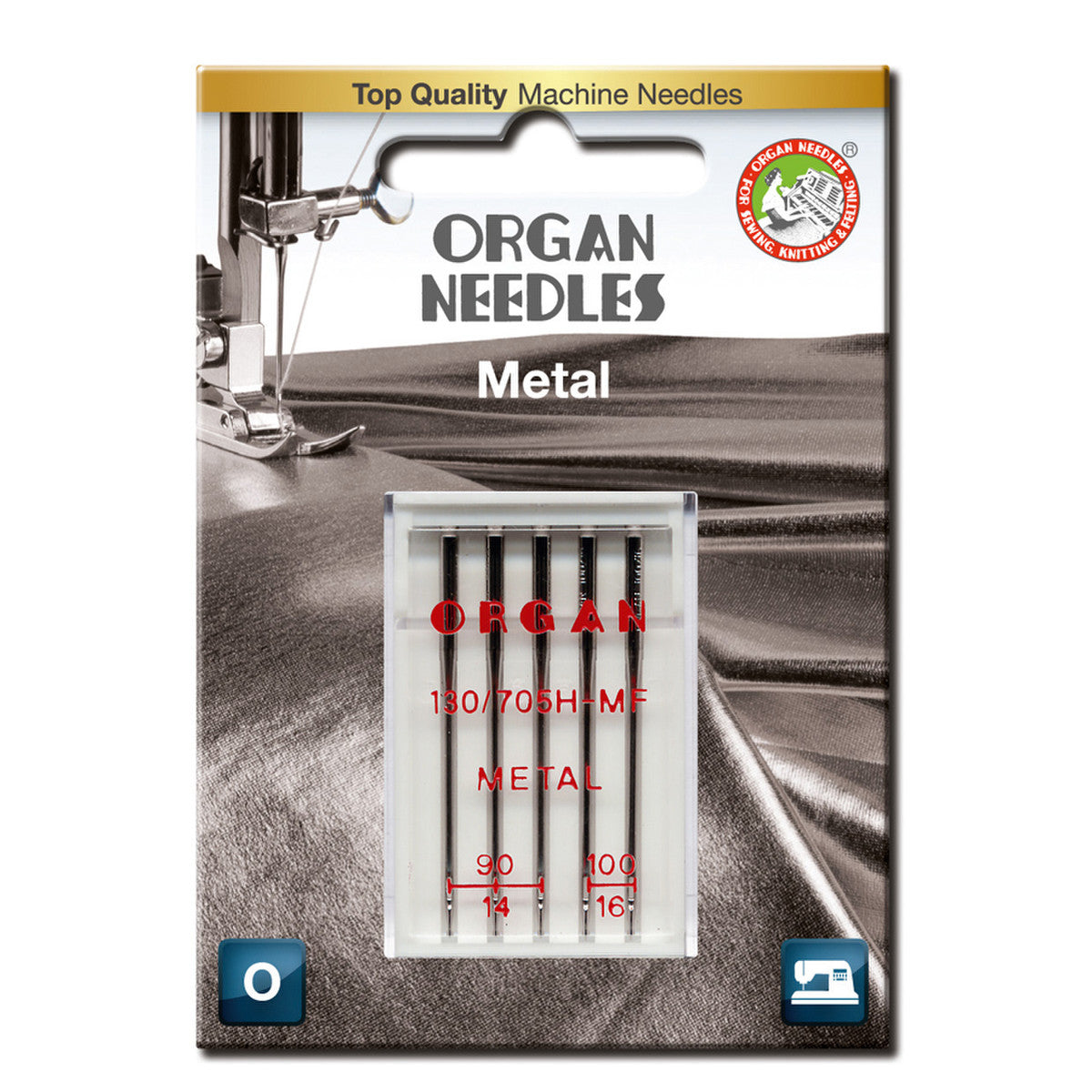 Organ Needles Metal 90-100 (O)