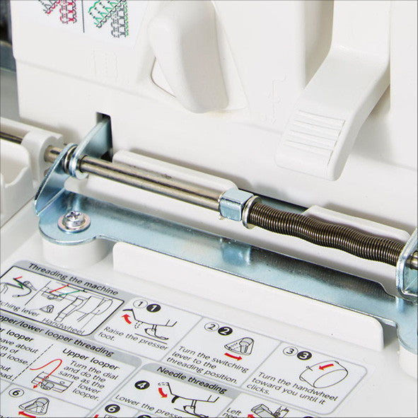 Janome AirThread 2000D overlockmaskin med luftträdning