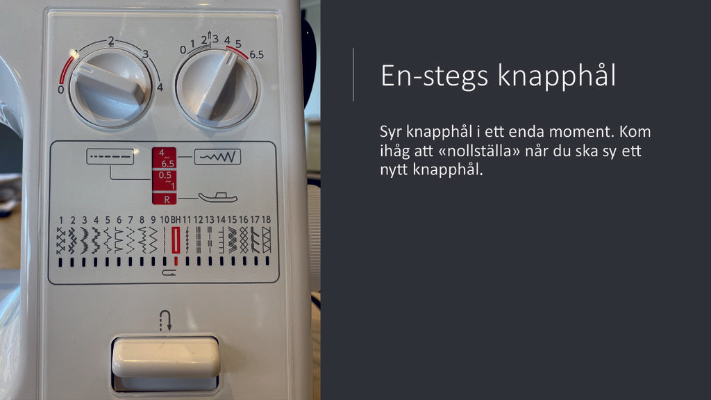 Janome Easy Jeans symaskin för kraftiga tyger