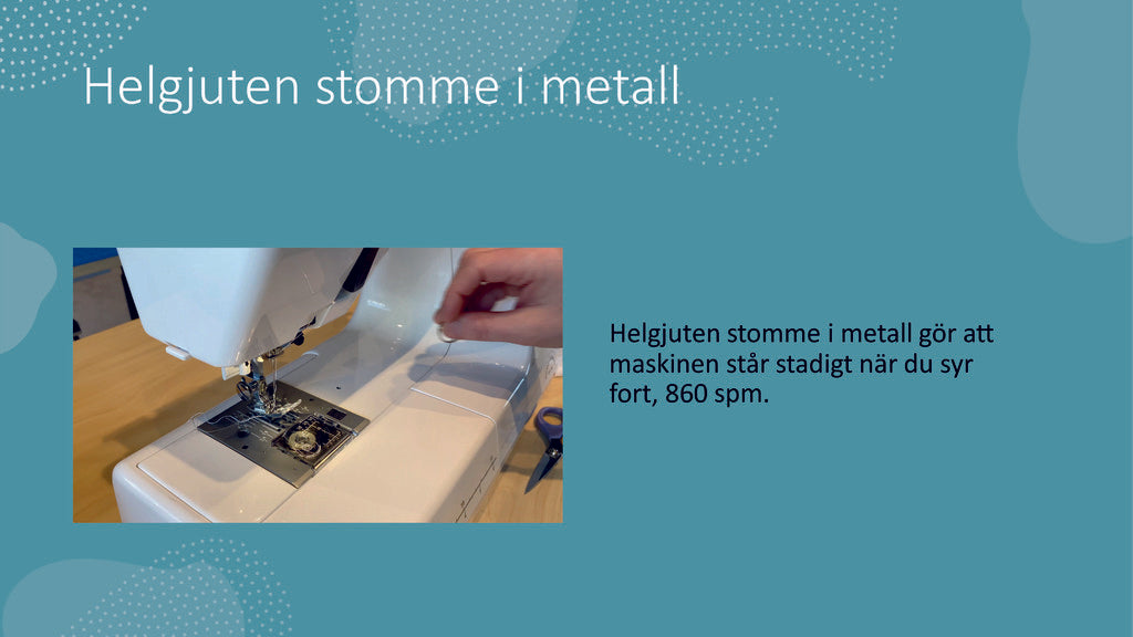 Janome Easy Jeans symaskin för kraftiga tyger