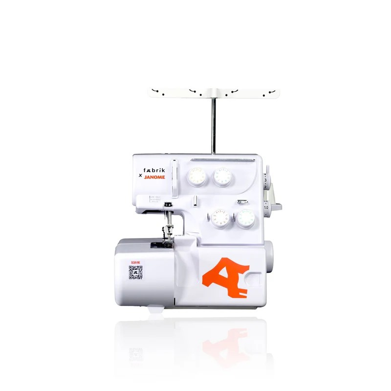 Janome FÆbric 4D vit overlock syr proffsiga kanter