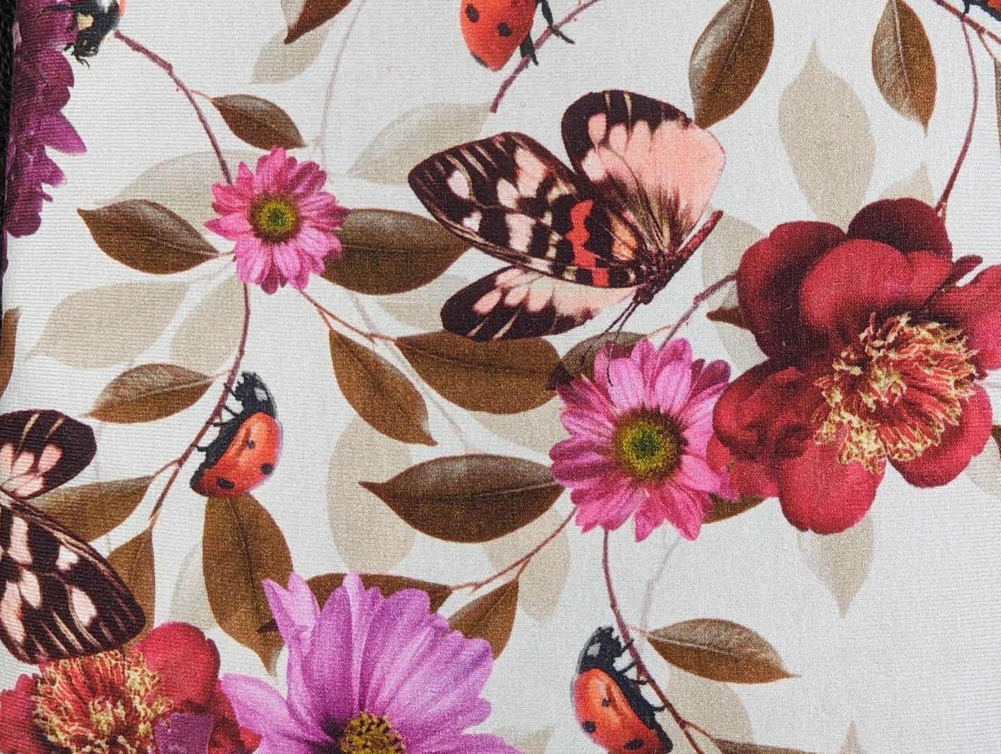 Flowers off white