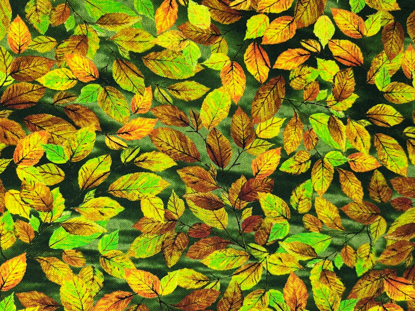 Autumn Leaves Grön