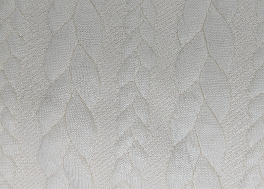 Jacquard Dahlia White