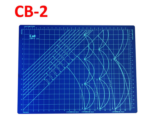 Kai Skärmatta CB-2 Blå 54 x 40 cm