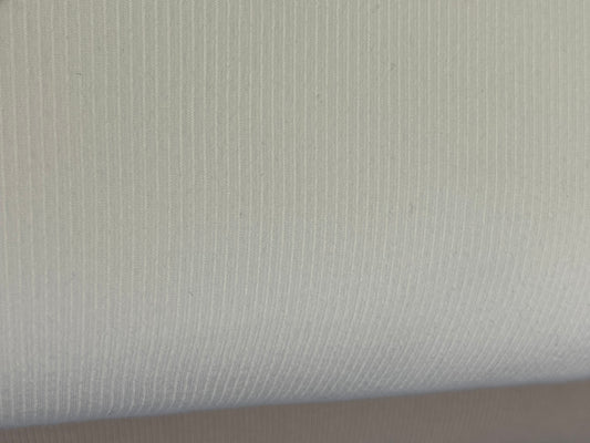 Ribbad mjuk jersey Ecru