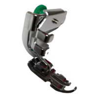 Blixtlåsfot smal - justerbar (G3,4)