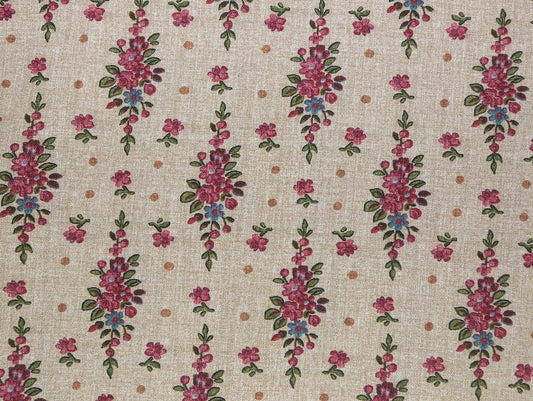 Floral Stripe Natural