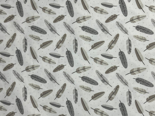 Small Feathers Off White