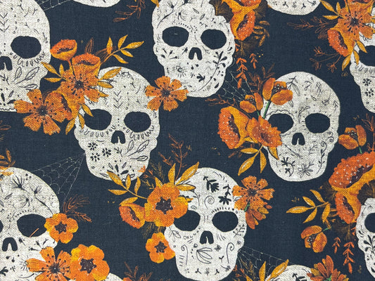 Wicked Garden Sophisticated Skulls Black