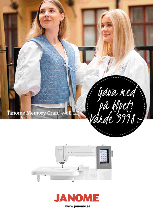 Janome Memory Craft 550E - Beställningsvara