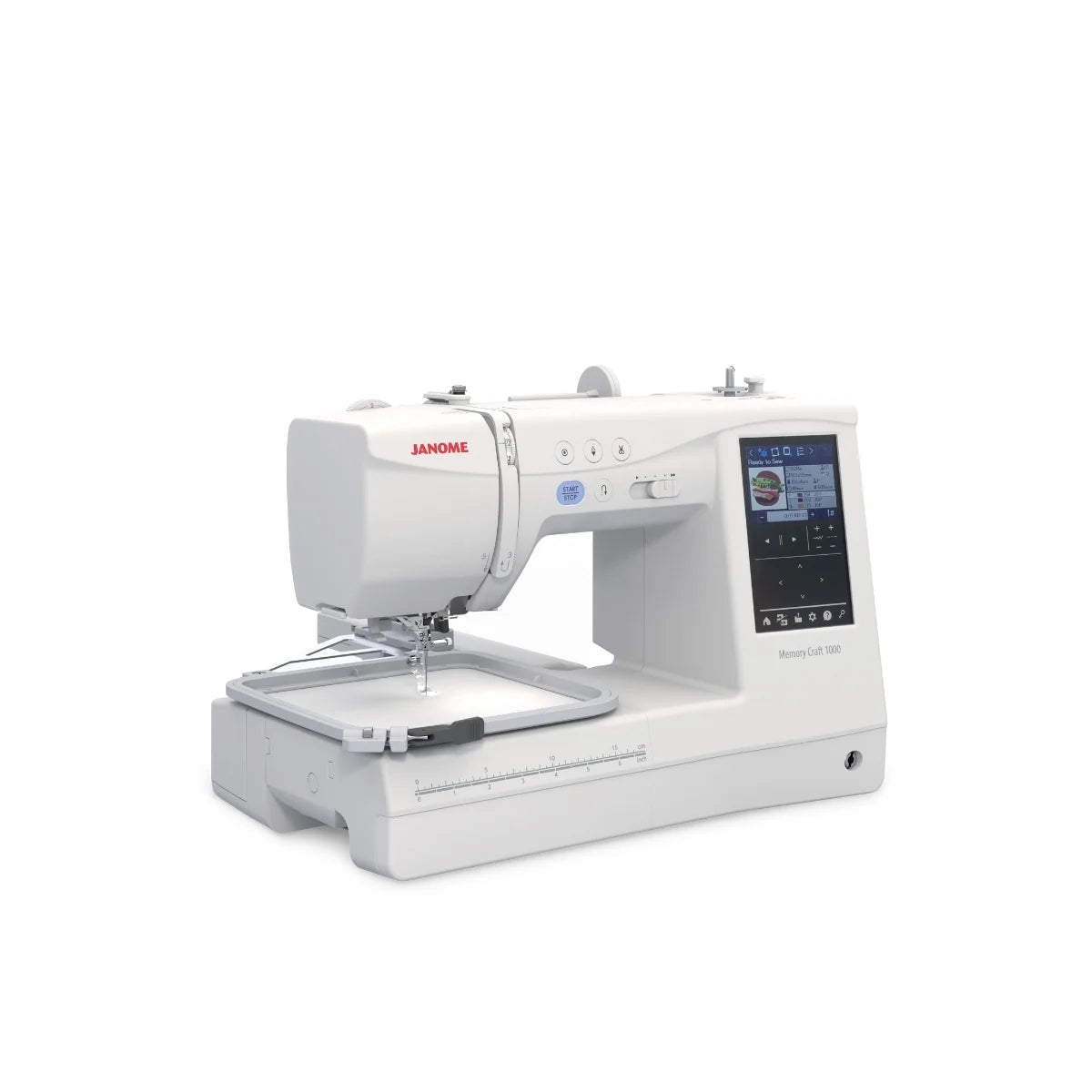 Janome Memory Craft 1000 Silky White
